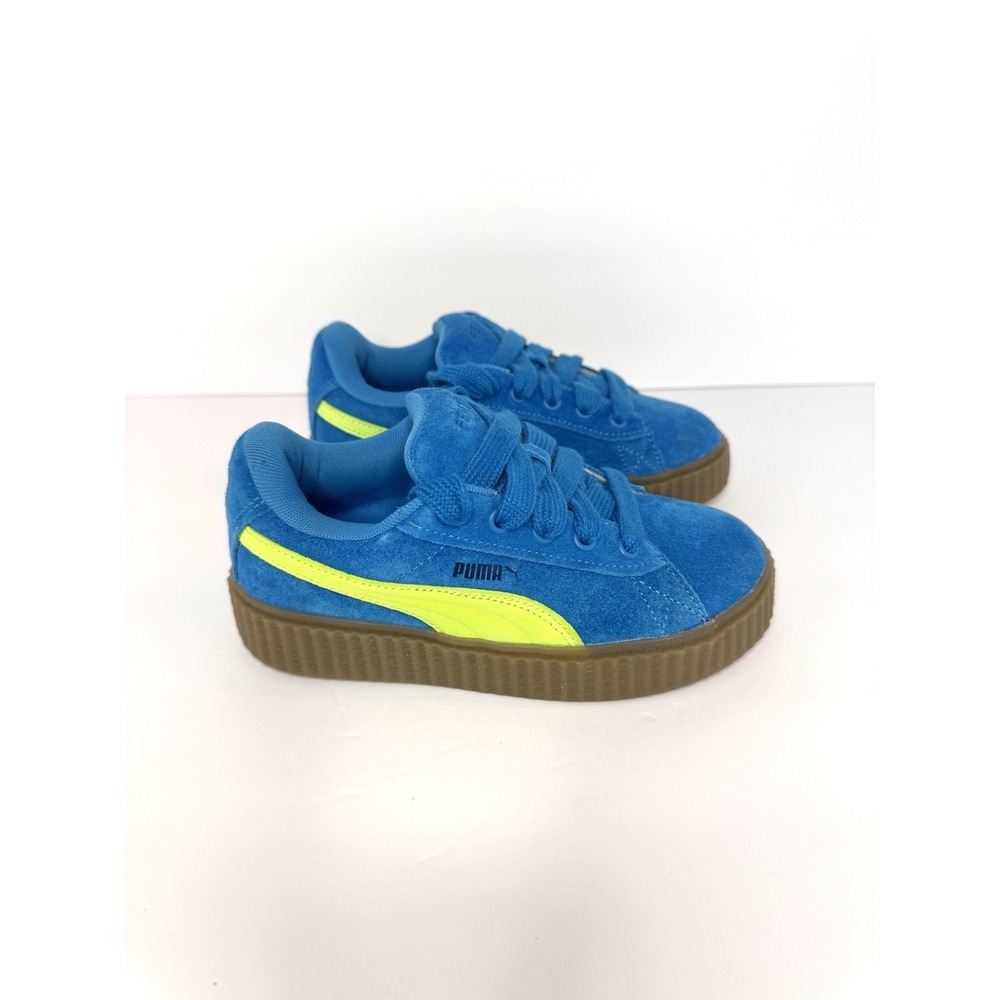 PUMA x FENTY Creeper Phatty Blue Lime Kids Size 3C BNWOT